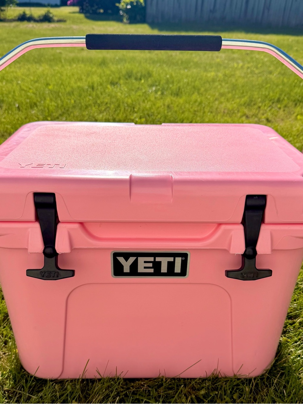 Rare Limited Edition Pink YETI Roadie 20 Cooler